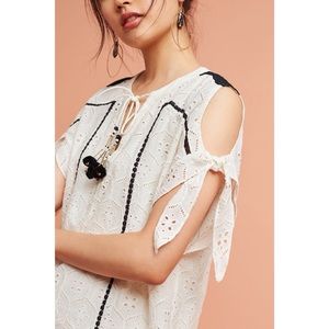 BNWT Anthropologie Aditya Embroidered Tunic Dress